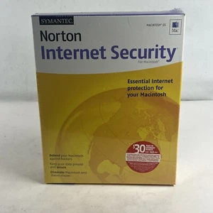New Old Stock Norton Internet Security Software for Macintosh Sealed Nov/2000 - Picture 1 of 10
