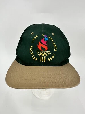 Sombrero retro vintage con logotipo 7 Atlanta Juegos Olímpicos de Estados Unidos 1996 verde tostado Foto 1 de 4