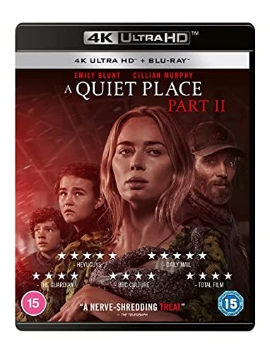 Quiet Place Part II 4k Ultra HD Blu-ray Region
