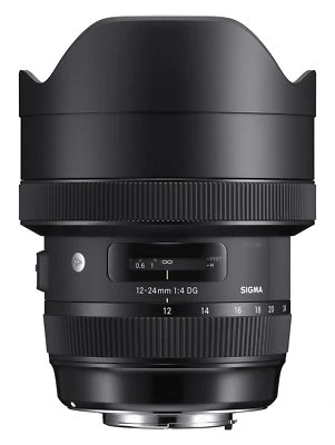 Sigma 12-24mm f/4 DG HSM Art Lens for Nikon. U.S. Authorized Dealer - Image 1 of 4