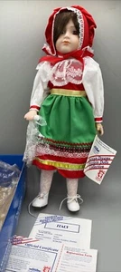 Heritage Ellis Island American Dreams Porcelain Dolls Collection ANNA MARIA. #23 - Picture 1 of 9