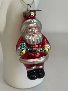 Thomas Pacconi Classics Hand Blown Glass Christmas Ornament Santa Claus 2002 - Picture 1 of 13