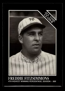 1991 The Sporting News Conlon Collection #260 Fred Fitzsimmons ATL (NM)(BAS) - Picture 1 of 2