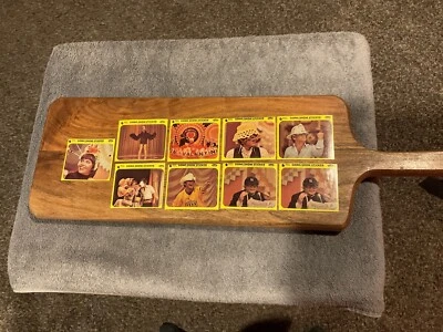 1977 TV THE GONG SHOW  STICKER CARD SET 9 NM FLEER Comedy FUNNY Gag Foto 1 de 4