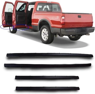 ⭐Sello de tira climática de puerta inferior delantera y trasera para Ford F250 F350 99-16 doble cabina  Foto 1 de 4