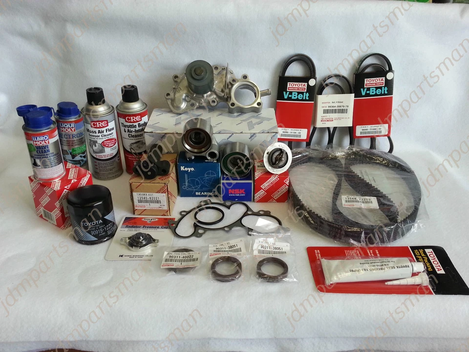 GENUINA/OEM Correa de distribución + Kit maestro de bomba de agua para TOYOTA 4RUNNER TUNDRA 3,4 L Foto 1 de 4