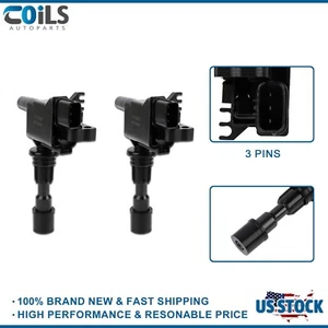 2 Pcs Ignition Coil For Mazda Miata L4 1.8L 2001 2002 2003 2004 2005 UF408 - Picture 1 of 22
