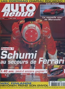 AUTO HEBDO n°1712 du 5 Août 2009 LMS PORTUGAL WRC FINLANDE - Foto 1 di 1