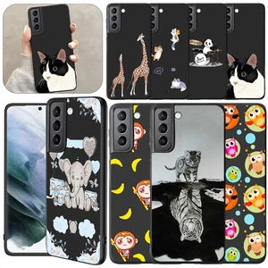 Cute Pattern Phone Case Soft Cover For Samsung Galaxy S25 Ultra S24 S23 S22 Plus - Picture 1 of 49