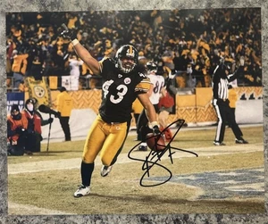 Troy Polamalu handsigniertes 8x10 Foto Pittsburgh Steelers handsigniert handsigniert - Bild 1 von 4
