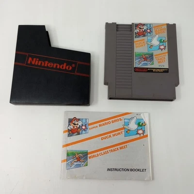Super Mario Bros. / Duck Hunt (Nintendo) NES Cartridge, Sleeve, & Manual - Image 1 of 4