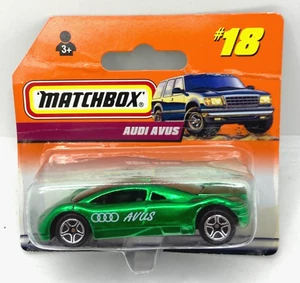 44135 MATCHBOX / SUPER FAST 1997 / #18 AUDI AVUS VERT METAL - Picture 1 of 1