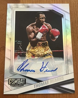 Antología de combate Panini 2025 - Thomas Hearns - automático Foto 1 de 2