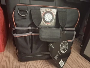 Brand New Klein Tools Lighted Tradesman Pro Storage Bag with 31 Pockets - Picture 1 of 2
