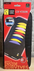 Case Logic Car & Truck CD DVD Holder VISOR 10 Black New In Package 2002 - Picture 1 of 2