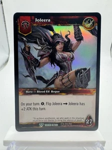 World of Warcraft TCG Throne Foil Hero Joleera - Picture 1 of 2