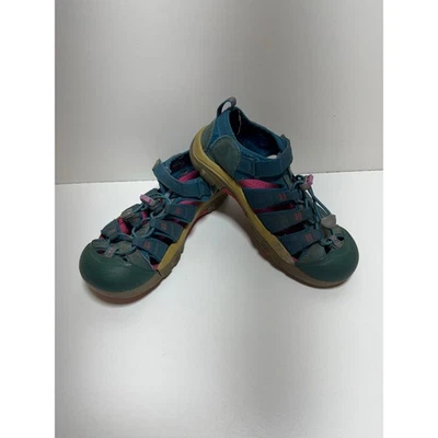 Keen Newport H2 Sandals Youth  Sz 5 Blue Pink Slip On Girls Outdoor Hiking  - Image 1 of 4