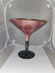 Raro bellissimo bicchiere da vino Martini MCM Ceramicraft vintage con tasca a parete - Foto 1 di 9