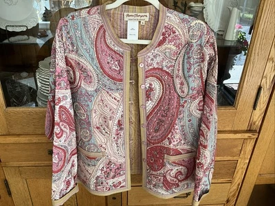 Chaqueta ligera acolchada para mujer Norm Thompson talla XL ~ Usada Foto 1 de 4