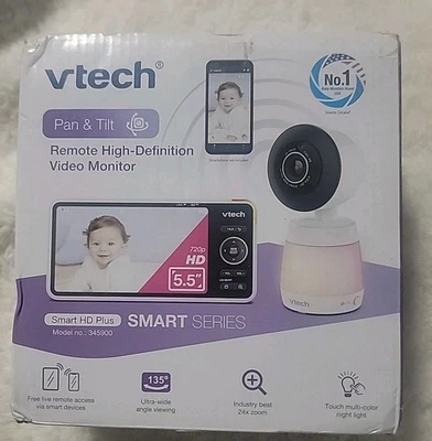 VTech Modelo Nº 345900 5.5 Pulgadas Monitor de Bebé Inteligente HD Serie Plus Nuevo  Foto 1 de 3