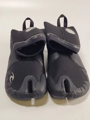 Rip Curl Herren E Bomb 3mm Split Toe Neoprenanzug Stiefel Boot - Schwarz - Flash Lining 9 - Bild 1 von 4