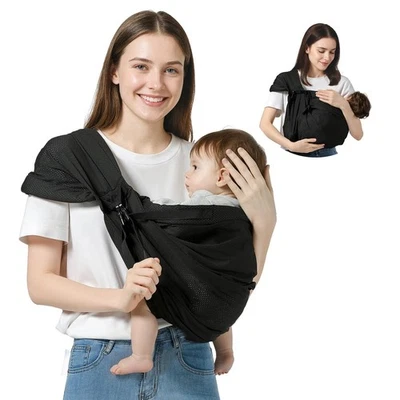 MISSWISDOM Portabebés Niño Pequeño - Correa Ancha para el Hombro, Transpirable, 7-30 lb Foto 1 de 4