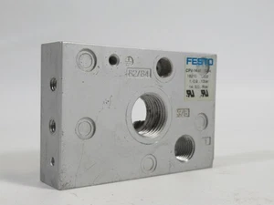 Festo 162546 CPV14-EPL-G Metal End Plate USED - Picture 1 of 3