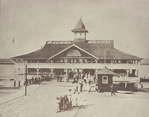 "Pabellón Histórico Monumento Newport Beach Balboa Impresión fotográfica 973 11"" x 14" - Imagen 1 de 1