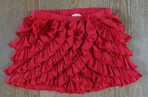 Lemon Loves Lime Girls Red Ruffle Shorts Size 10-12 EUC - Picture 1 of 3