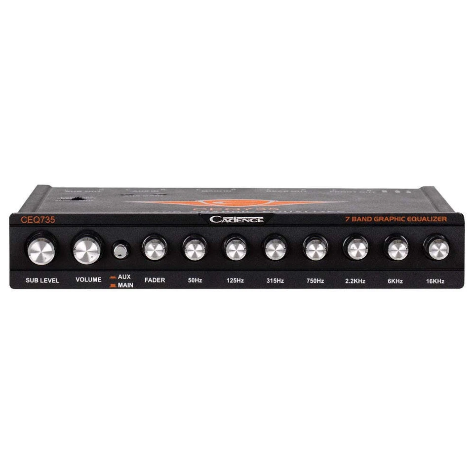Cadence CEQ735 7-Band Car Audio Signal Processor Equalizer - Image 1 of 3