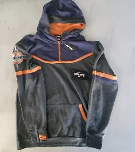 Black Widow - Marvel - Large Gray Orange Hoodie / Sweatshirt Cosplay Taskmaster - Picture 1 of 7