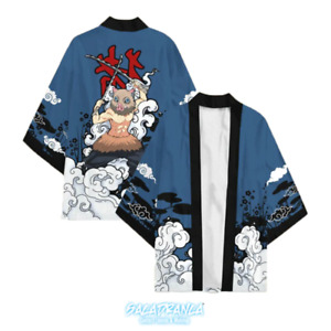Kimono Cosplay - Demon Slayer Inosuke Print