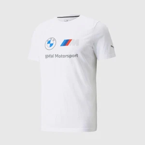 Camiseta para hombre PUMA BMW M Motorsport Racing Logo Essential color blanco - Imagen 1 de 4