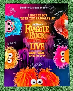 Poster Fraggle Rock Back to the Rock Live Premiere Tour Serie TV + Pulsante Pin Nuovo - Foto 1 di 3