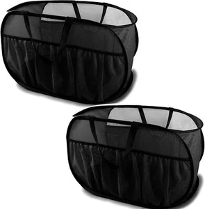 2 Pack Collapsible Laundry Baskets, Upgrade Pop Up Laundry Hamper with - Picture 1 of 7