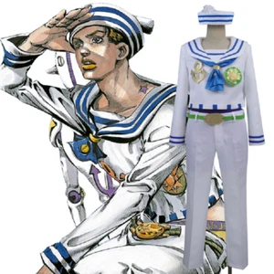 IN STOCK JJBA Part 8 JoJolion Josuke Higashikata Sailor Uniform Cosplay Costume - Picture 1 of 5
