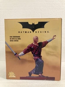 Batman Begins Ken Watanabe as Ra's Al Ghul 4" Mini Statue DC Direct New unopened - Picture 1 of 7