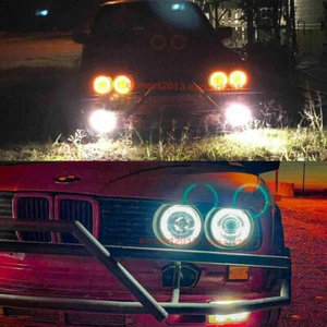 Switchback Halo Ring Corona for BMW E30 E32 E34 Devil Demon Angel Eyes Lamp DRL - Picture 1 of 12