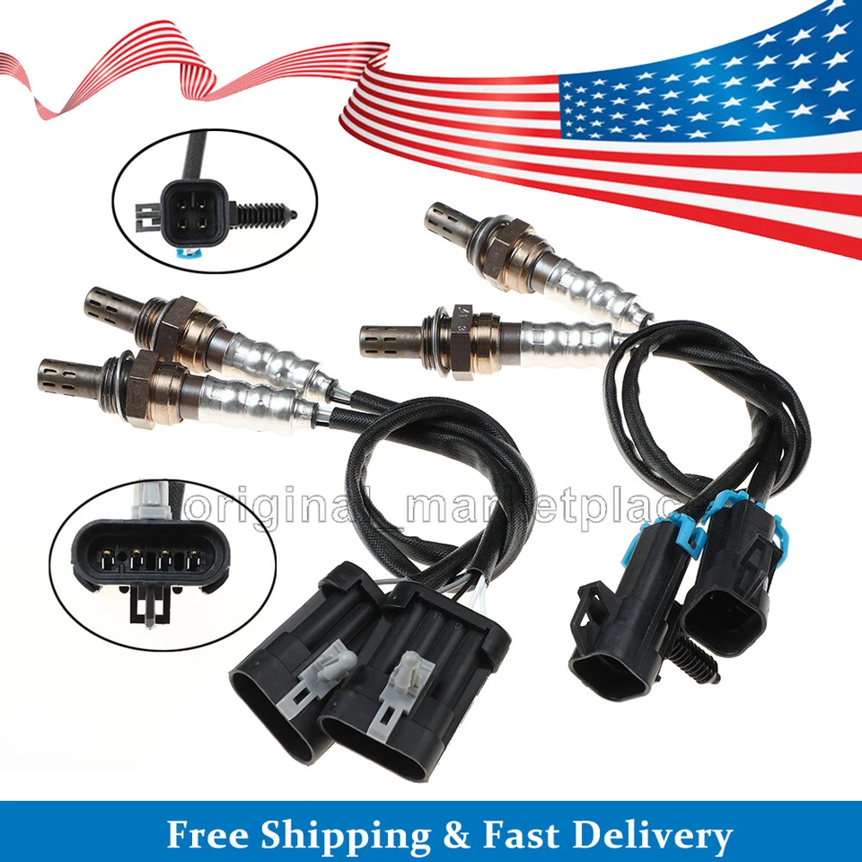 4x Sensor de oxígeno O2 234-4012 234-4018 para Cadillac Escalade Chevrolet K1500 GMC Foto 1 de 4