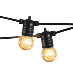 Emitto 50m Festoon String Lights Christmas Wedding Party Waterproof Outdoor - Picture 1 of 12