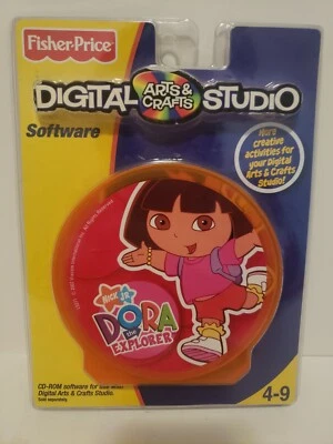 CD-ROM Fisher Price Digital Arts & Crafts Studio Dora The Explorer Foto 1 de 2