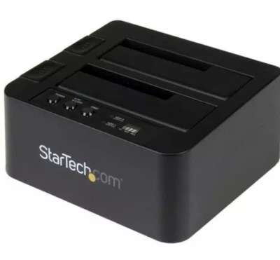 StarTech Dual Bay Docking Station USB 3.1 Gen 2 to 2.5"/3.5" SATA SSD/HDD - Image 1 of 3