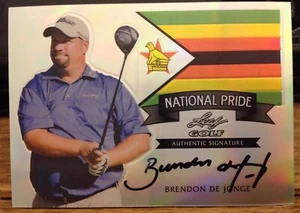 2012 Leaf Golf - Metal Prismatic - National Pride - Brendon De Jonge 29/50 - Picture 1 of 1