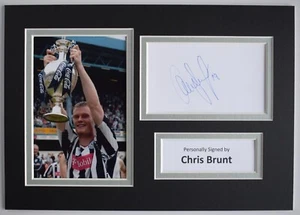 Chris Brunt Signed Autograph A4 photo display West Bromwich Albion Football COA - Picture 1 of 6