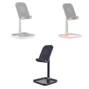 Foldable Tablet Desk Stand Mobile Phone Holder for Pad Height Adjustable - Photo 1 sur 14