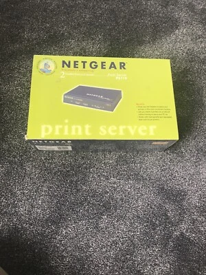 NETGEAR PS110 10/100MBPS PRINT SERVER (PS110UK) ***BRAND NEW SEALED BOXED*** - Image 1 of 4