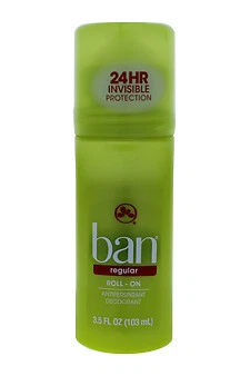 ban Roll-on Regular Antiperspirant Deodorant 24 HR 3.5 Oz