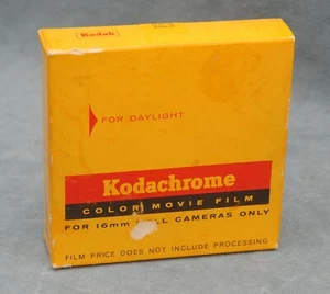 1962 16MM KODACHROME ROLL FILM, 100', DAYLIGHT 100 FT, DATED OCTOBER 1962 - Picture 1 of 2