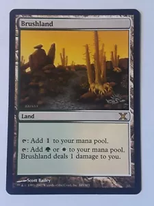 Brushland Tenth Edition Magic the Gathering mtg x1 - Picture 1 of 1
