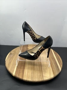 Karen Millen Women Stilettos Court Shoes UK Size 5.5 EU 38.5 Leather Slip On - Picture 1 of 17